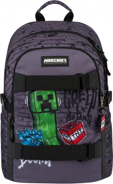 školní batoh Baagl Skate Minecraft TNT