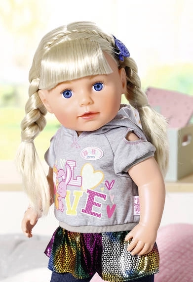 Starší sestřička panenka BABY born s blond vlásky