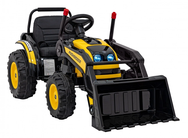 Dětský elektrický traktor s pohyblivou lžící a dálkovým ovládáním
