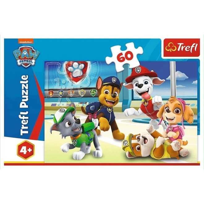 Puzzle 60 prvků Ve světě psů Tlapková patrola