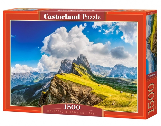 Puzzle 1500 dílků Majestátní Dolomity, Itálie