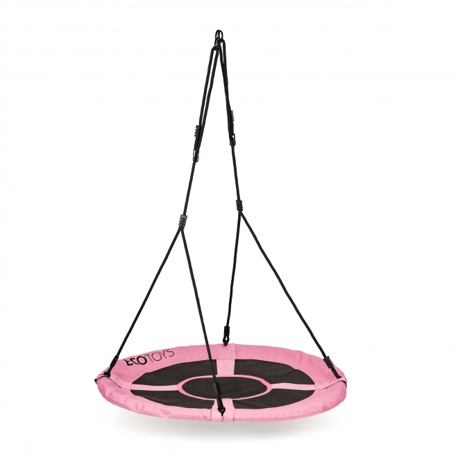 Huśtawka ogrodowa bocianie gniazdo 100cm Pink Ecotoys