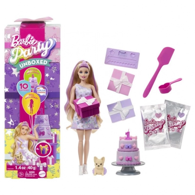 Barbie party odhalení - fialová