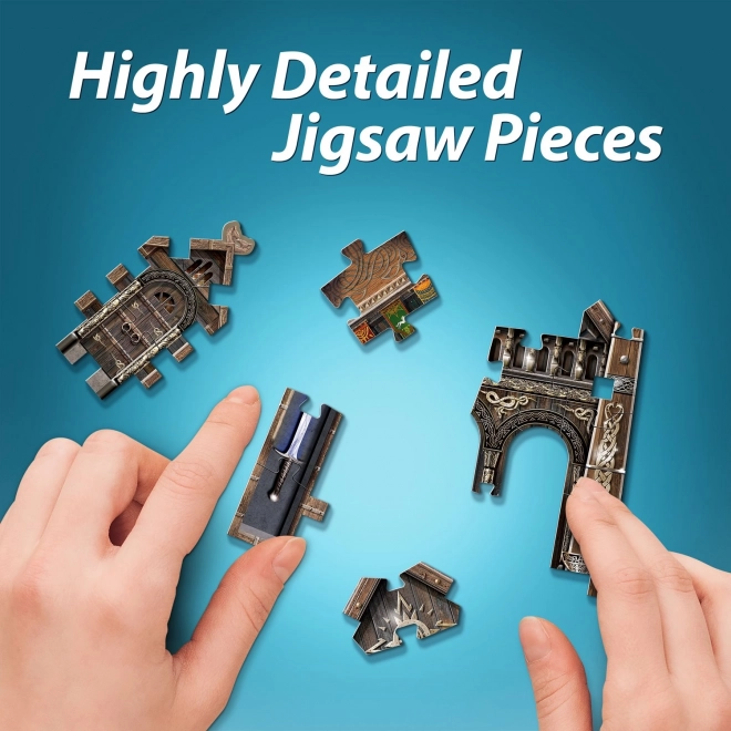 WREBBIT 3D puzzle Pán prstenů: Zlatá síň Edoras