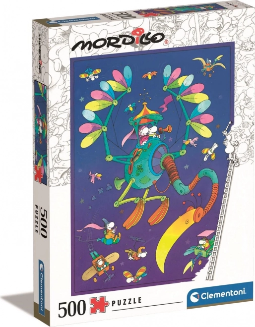 Puzzle Mordillo: cesta 500 dílků