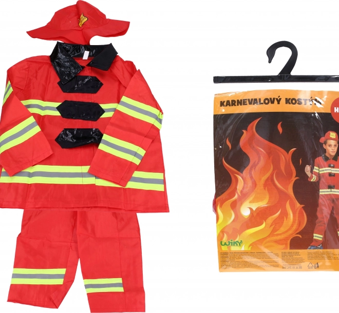 Set karneval - hasič M 110-120 cm