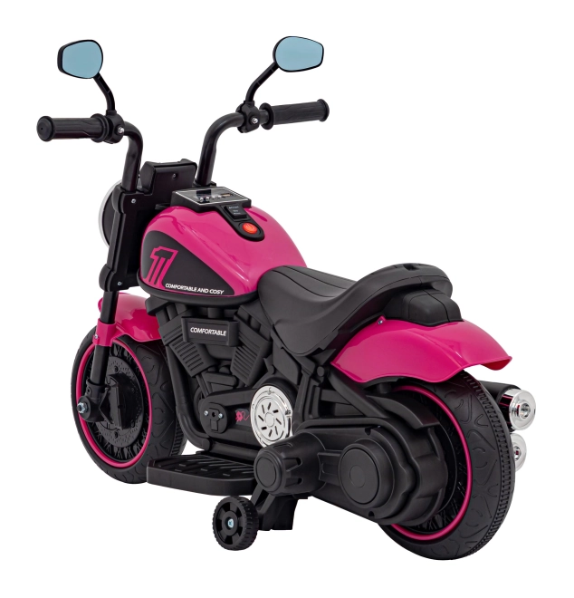 Motocikel Chopper FASTER – Růžový