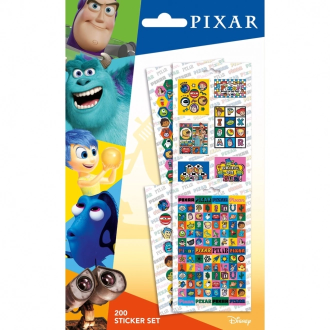 Samolepky PIXAR, sada 200 ks