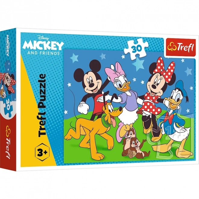 Puzzle 30 dílků Mickey Mouse