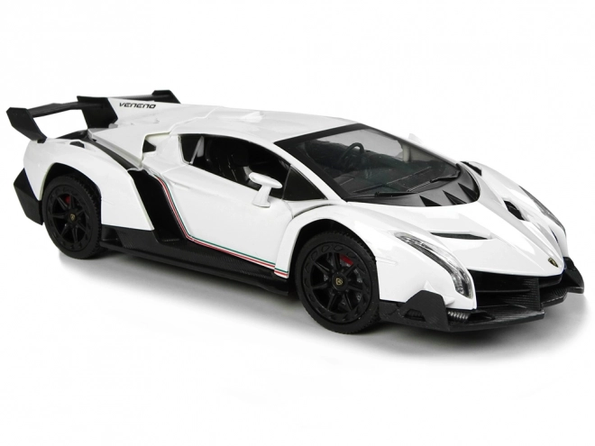 Sportovní auto R/C 1:24 Lamborghini Veneno White 2.4 G Světla