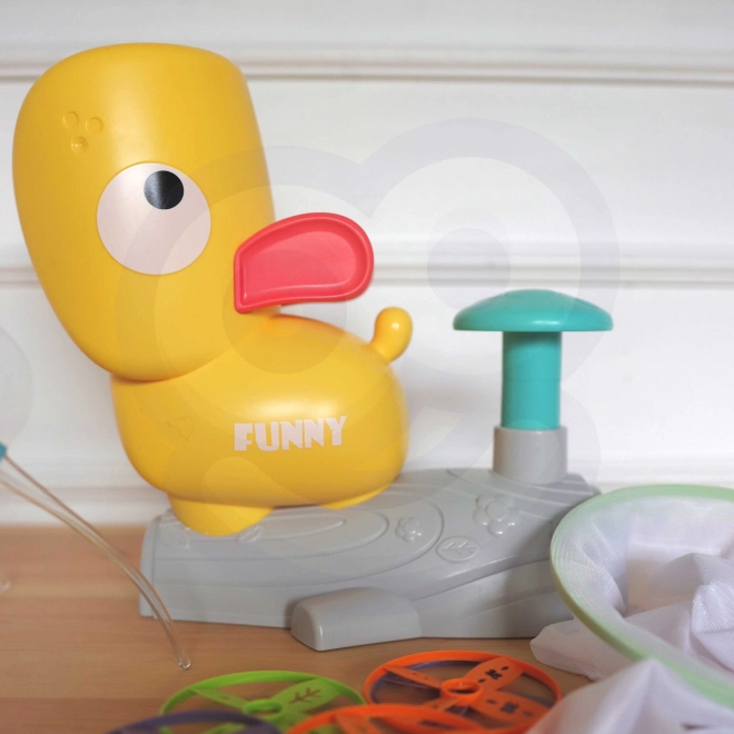 Woopie Dovednostní hra Chyť Frisbee s vystřelovačem disků