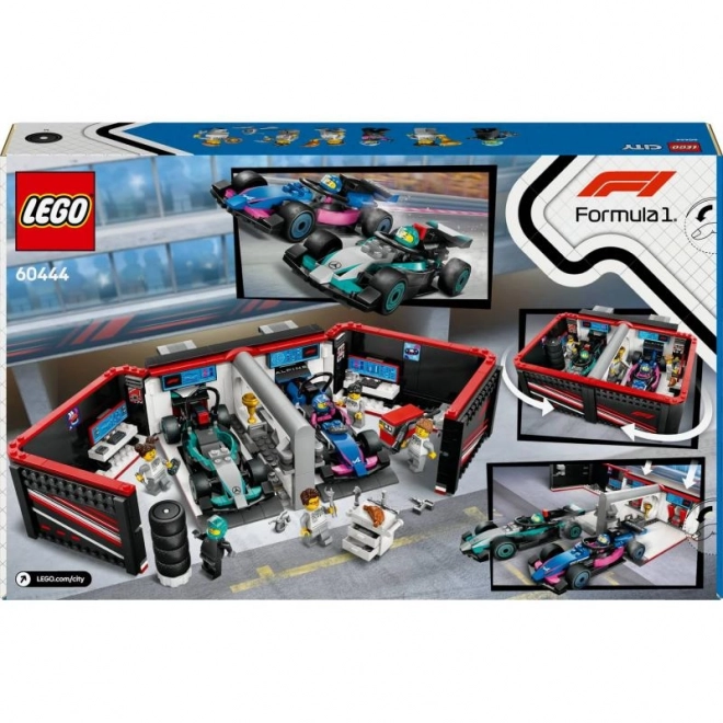 LEGO City F1 Garaž a závodní vozy Mercedes-AMG a Alpine