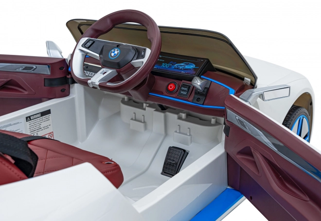 Dětské auto na baterii BMW i4 – Bílé