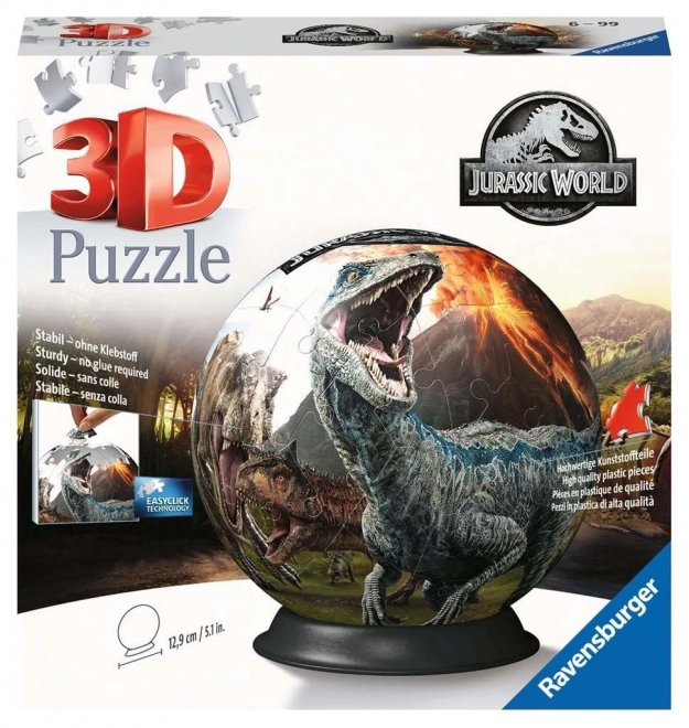 Ravensburger 3D puzzleball Jurský svět 72 dílků