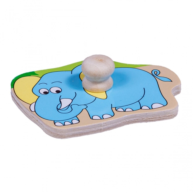 Dřevěné puzzle se zvířaty