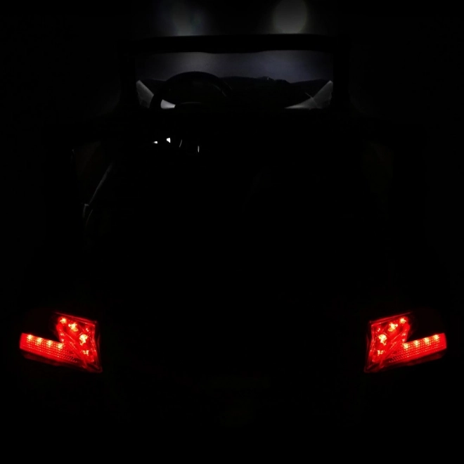Dětské autíčko UTV-MX černé 4x4 s MP4, dálkové ovládání a LED osvětlení