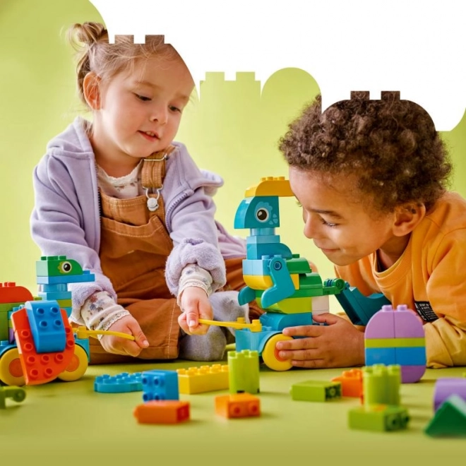 Stavebnice LEGO DUPLO 3 v 1: Dinosauři na Kolečkách