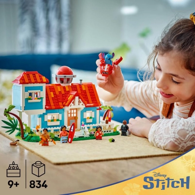 LEGO Disney 43268 Lilo a Stitch - Domek na pláži
