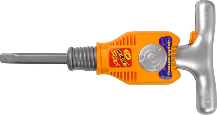 Funkční hračkové pneumatické kladivo na baterie