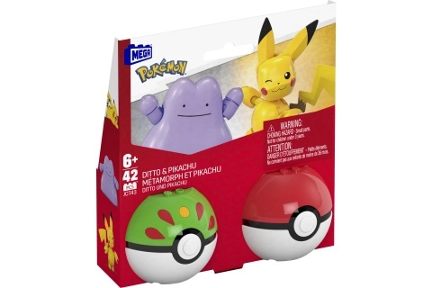 Stavebnice Pokémon Figurky Pikachu a Ditto