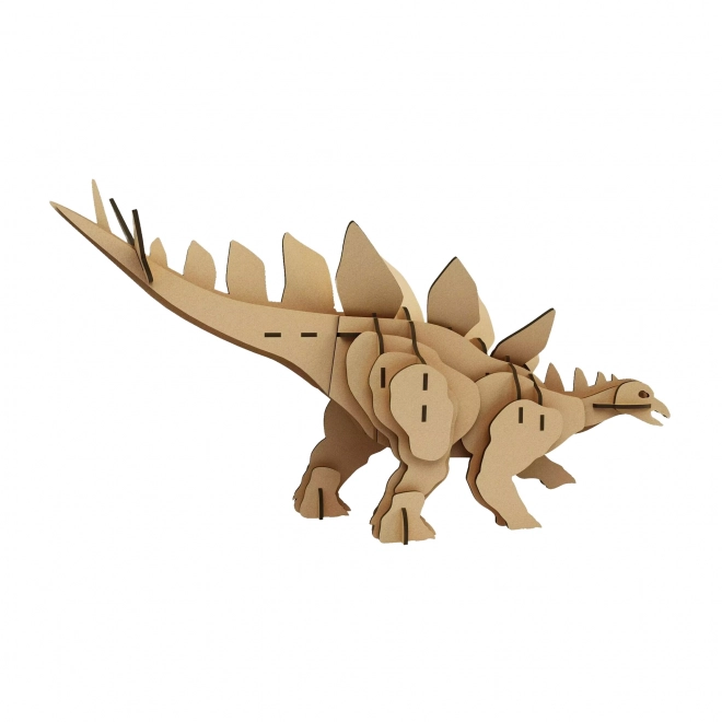 Dřevěné 3D puzzle stegosaurus