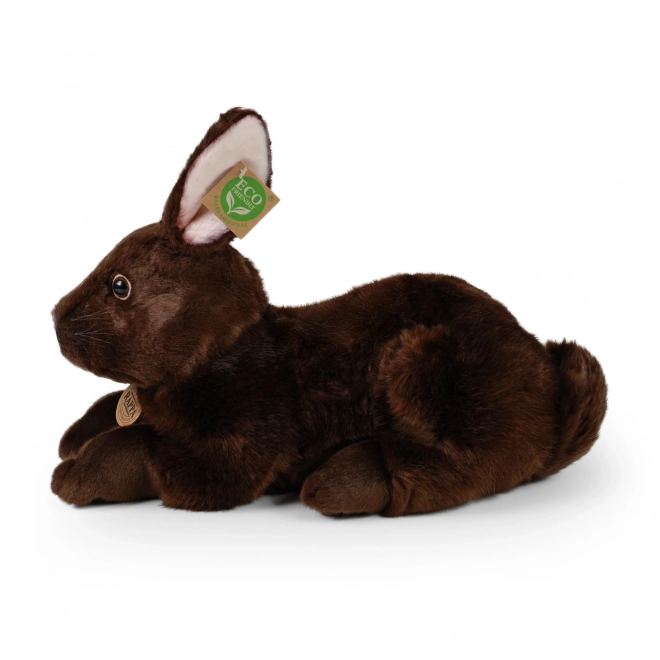 Plyšový králík hnědý ležící 36 cm ECO-FRIENDLY