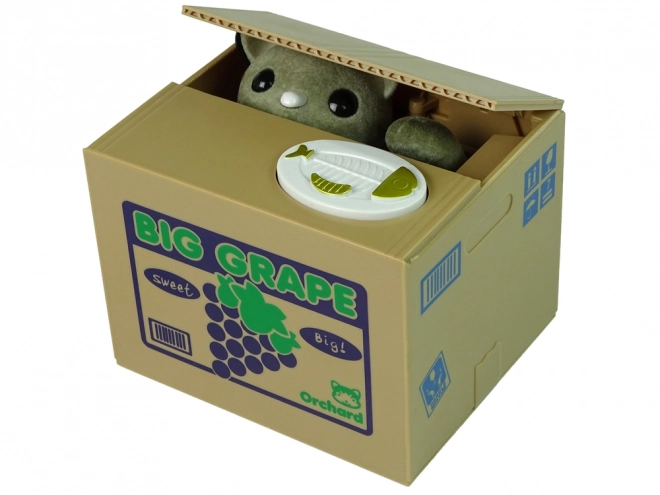 Moneybox Cat Učíme se zachránit hrozen
