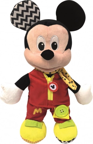 Plyšový Baby Mickey – smyslová edukační hračka inspirovaná Montessori