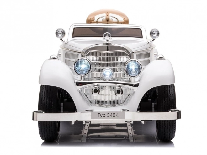 Retro auto na akumulátor Mercedes-Benz 540K – Bílé