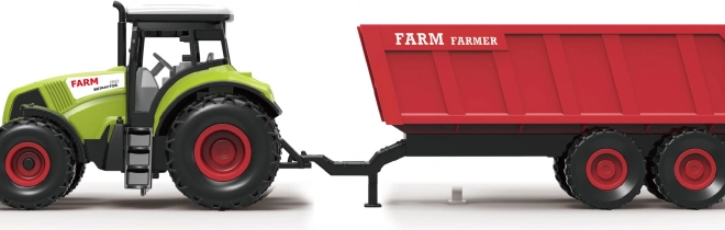 Traktor s vlečkou a efekty