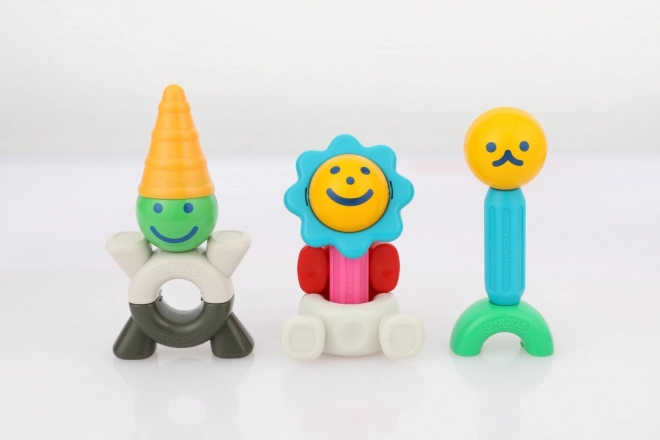 Stick-o magnetické cihly Kočka a pes sada 27 kusů