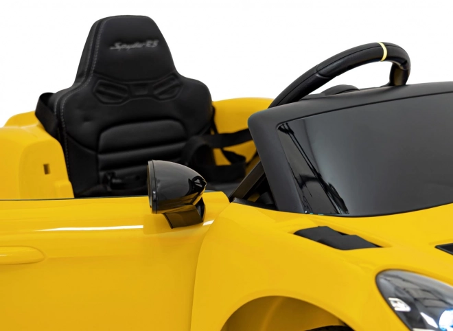 Dětské auto Porsche 718 – Žluté