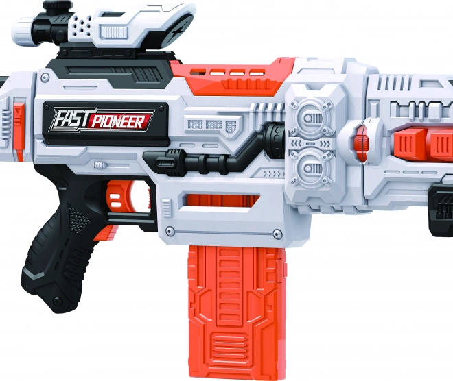 Kulomet s 36 pěnovými náboji 4v1 67 cm
