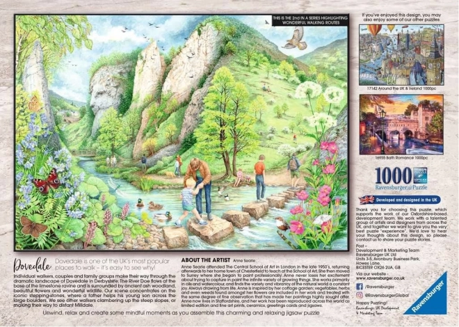 Puzzle Procházky Dovedale 1000 dílků