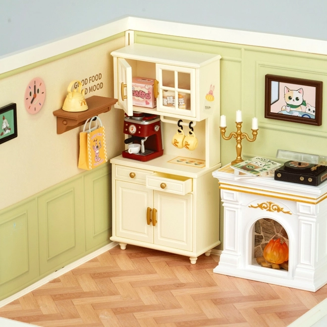 Miniaturní domeček - útulná jídelna
