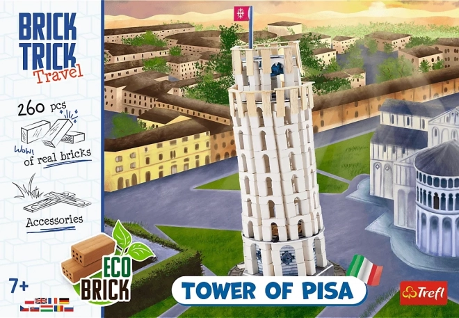 BRICK TRICK Travel: Šikmá věž v Pise L 260 dílů