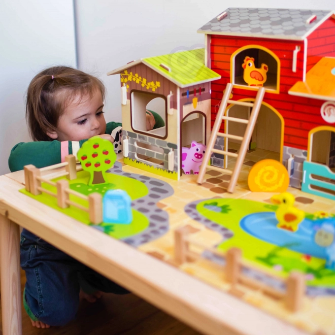 Mega Farma zvířecí figurky stáj a kurník 18 ks