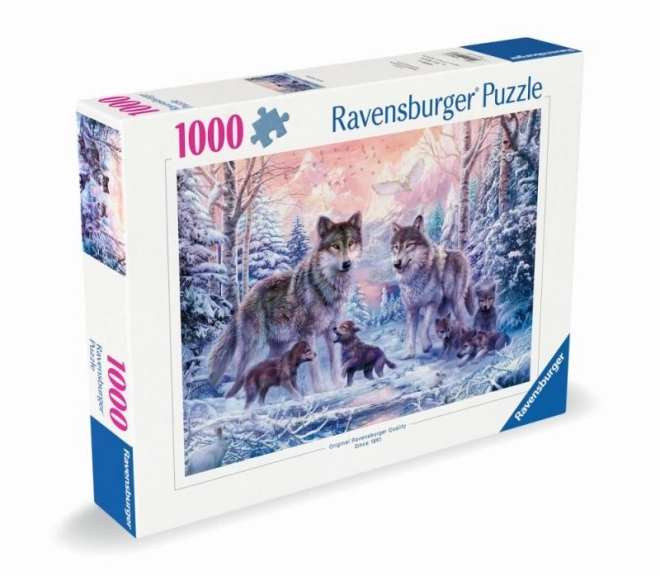 Puzzle Arktičtí vlci 1000 dílků Ravensburger