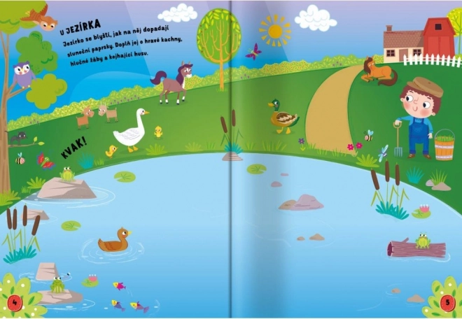 Velké samolepky Farma pro děti