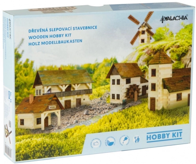 Alpský dům dřevěná stavebnice