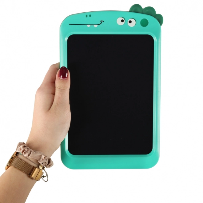 Turquoise kreslící tablet pro děti s dinosaury, 8,5 palců