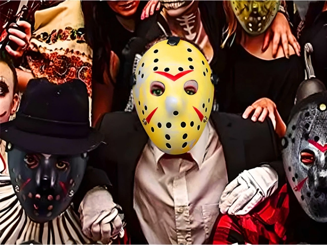Halloweenská maska Jason z filmu Pátek třináctého