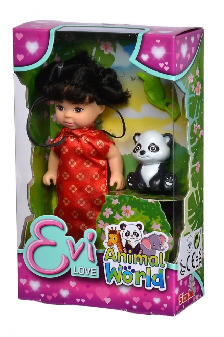 Panenka Evi Love se zvířátkem