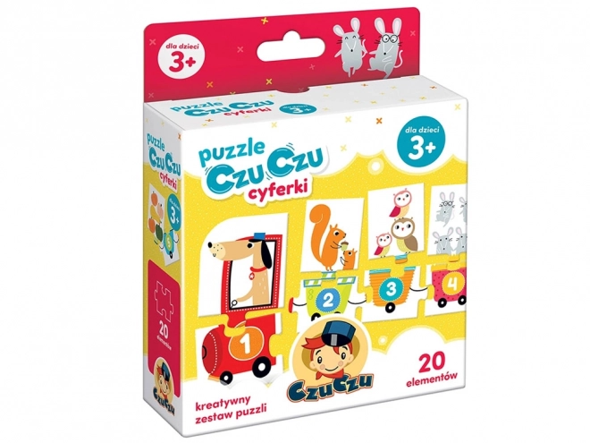 CzuCzu puzzle vlak s čísly – učení počítání