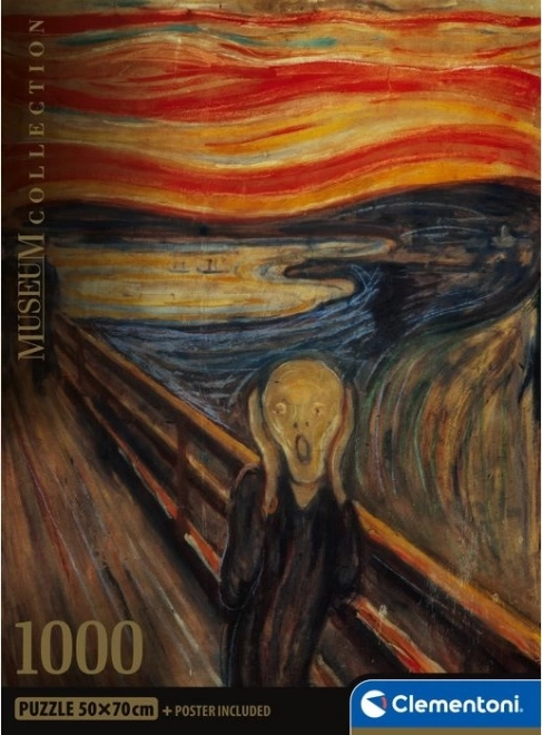 Puzzle 1000 dílků Kompaktní muzeum L'urlo Di Munch