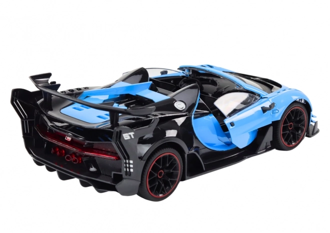 RC sportovní auto 1:12 otevírací dveře modré