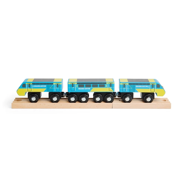Ikonický modro‑žlutý design HST