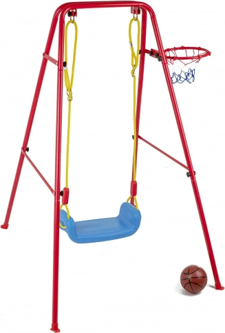 Houpačka a basket v jednom