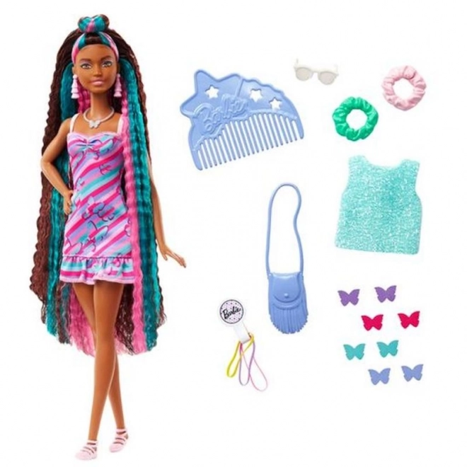 Barbie panenka fantastické vlasové kreace