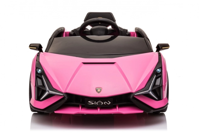 Lamborghini SIAN dětské auto na baterii s ovladačem – Růžové